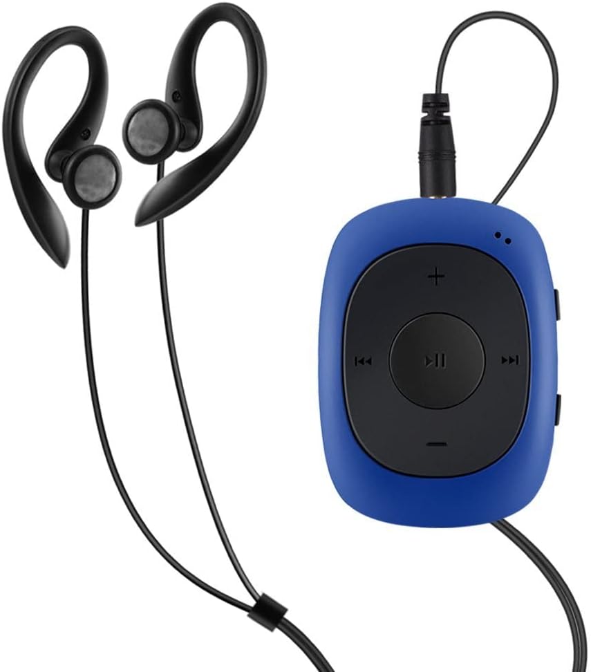 AGPTEK Mini Clip 64GB MP3 Player mit Kopfhörer