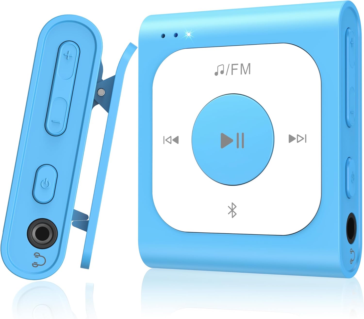 AGPTEK MP3 Player 64GB Bluetooth 5.3 mit Clip für Sport