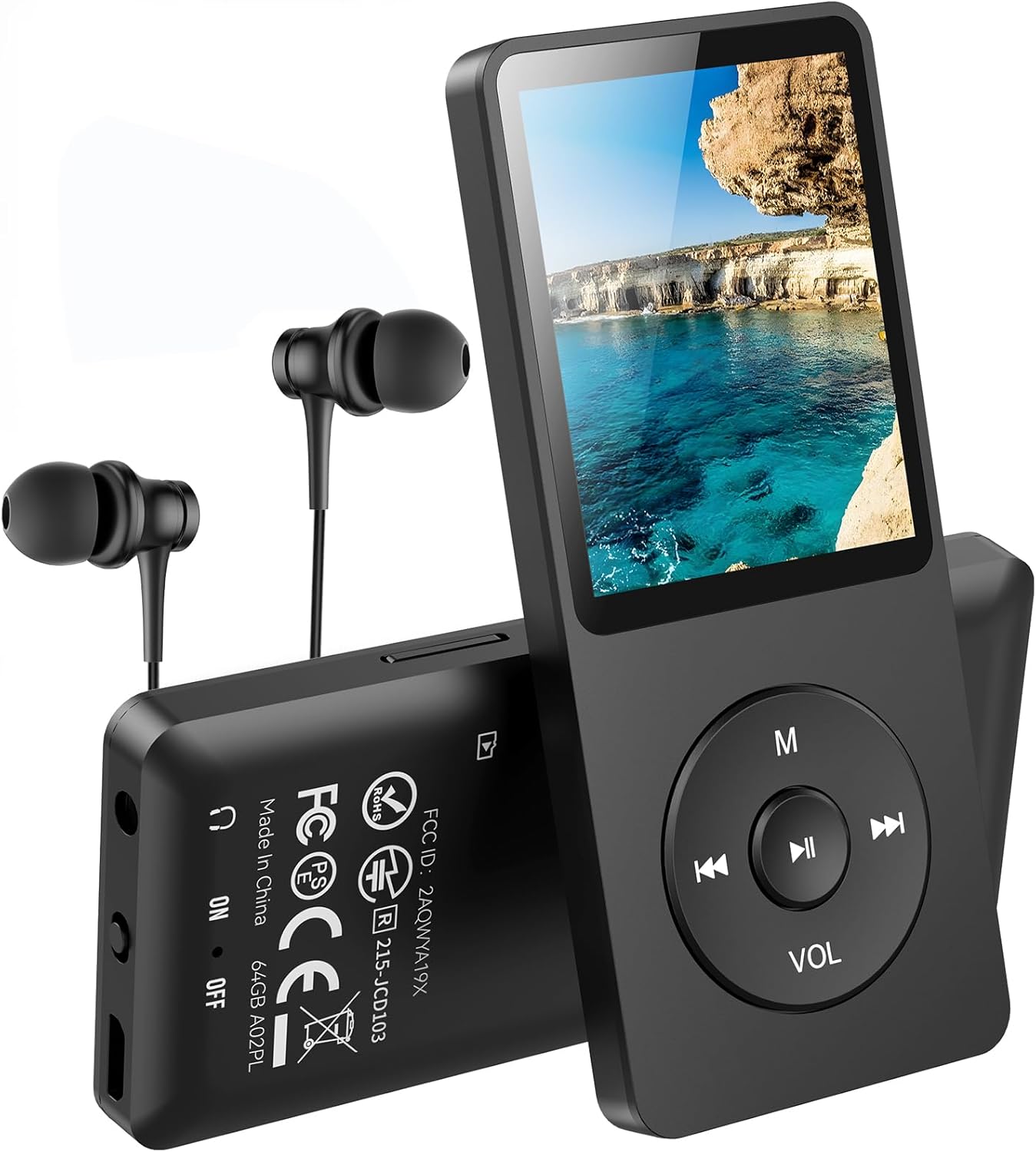 AGPTEK MP3 Player 64GB mit 70h Akku & HiFi-Klang