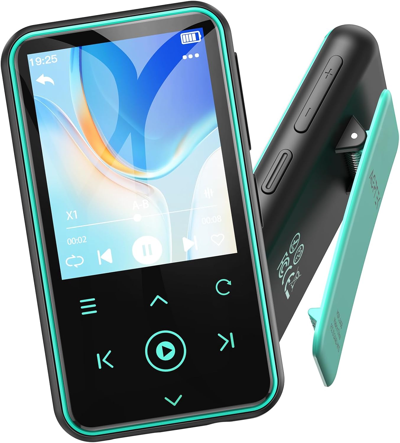 AGPTEK MP3 Player 64GB mit Sport Clip & Bluetooth 5.3