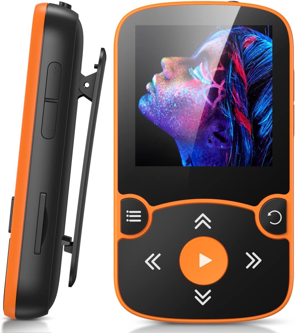 AGPTEK MP3 Player Bluetooth 5.0 mit 32GB und Farbdisplay